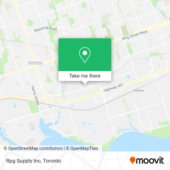 Rpg Supply Inc map