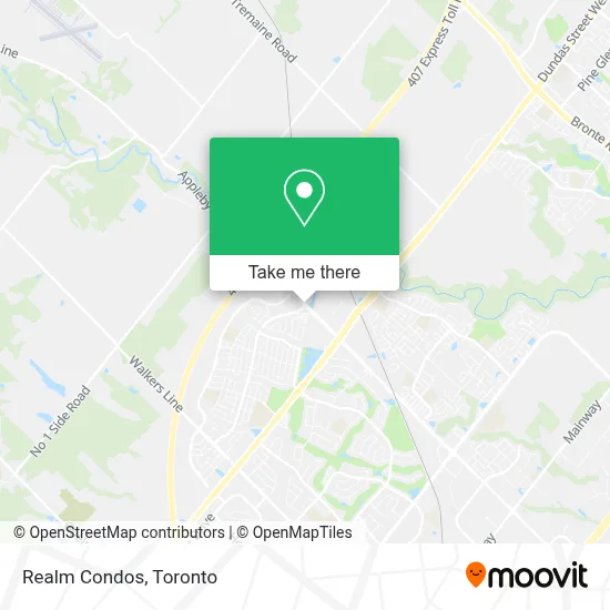 Realm Condos map