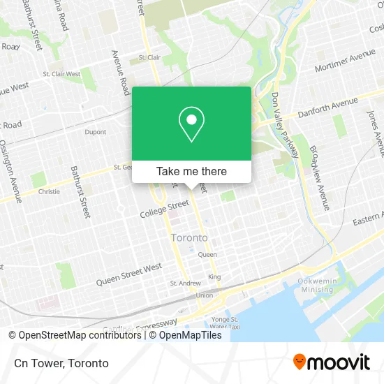 Cn Tower map