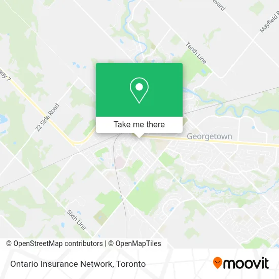 Ontario Insurance Network map