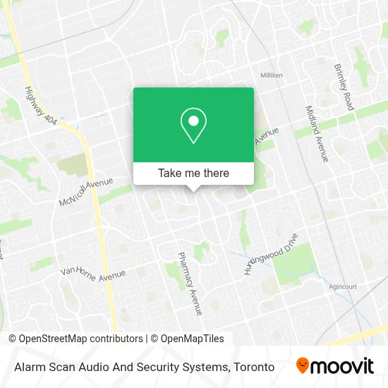 Alarm Scan Audio And Security Systems map