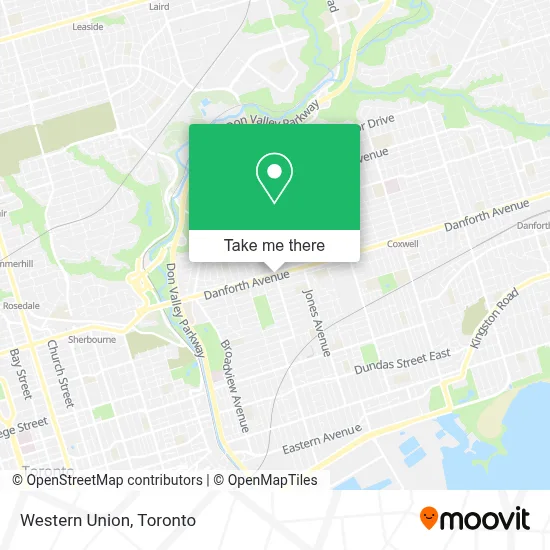 Western Union map