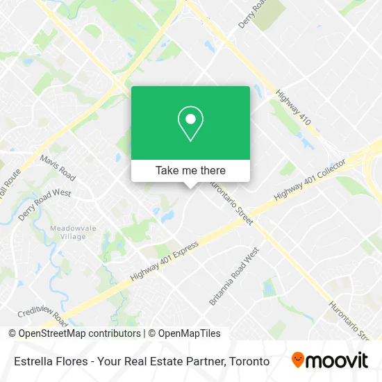Estrella Flores - Your Real Estate Partner map