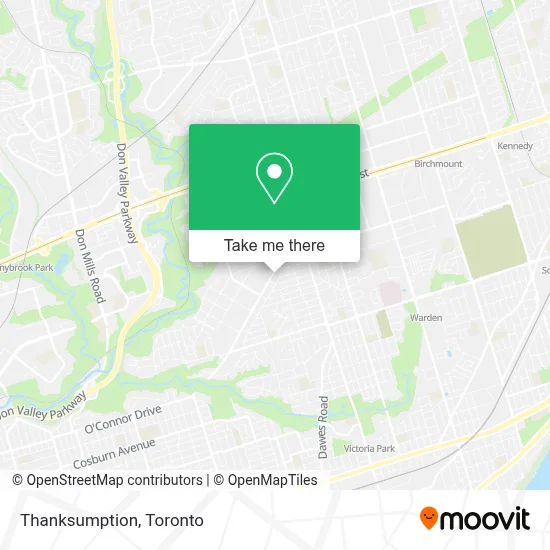 Thanksumption map