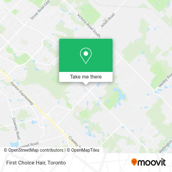 First Choice Hair map