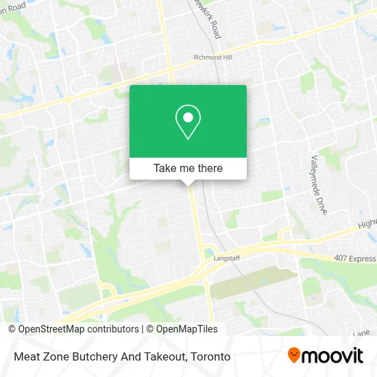 Meat Zone Butchery And Takeout map