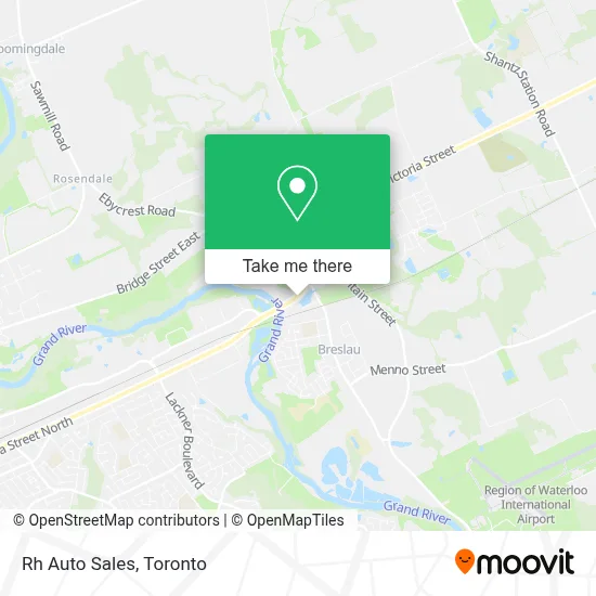 Rh Auto Sales map