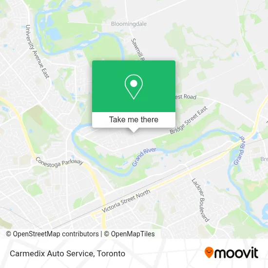 Carmedix Auto Service map