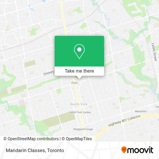 Mandarin Classes map