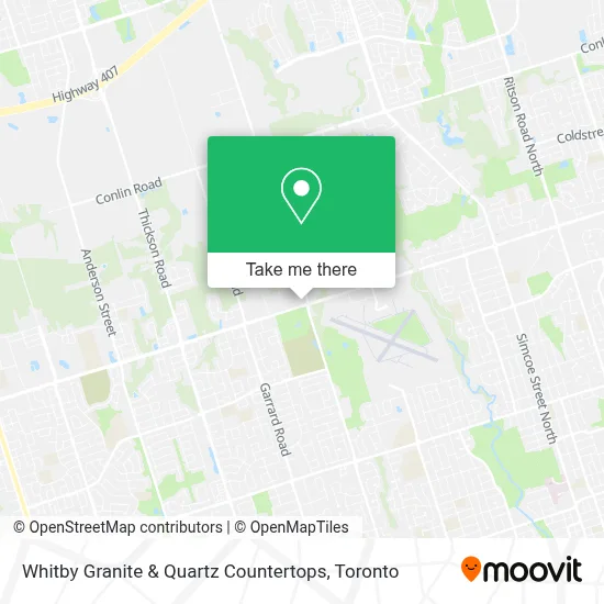 Whitby Granite & Quartz Countertops map