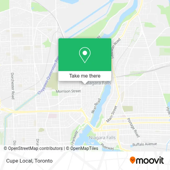 Cupe Local map