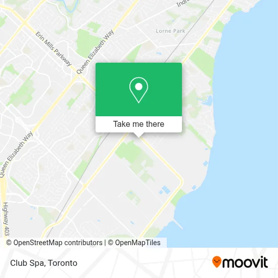 Club Spa map