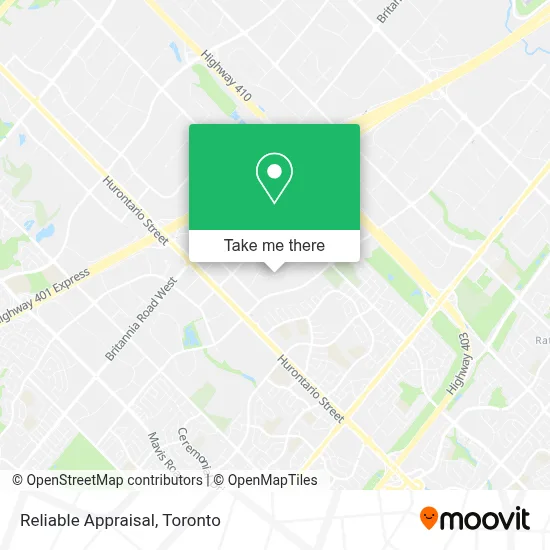 Reliable Appraisal map