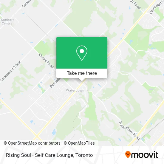 Rising Soul - Self Care Lounge map