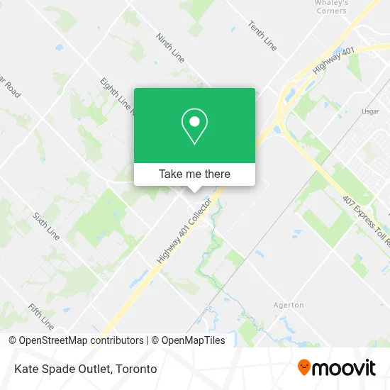 Kate Spade Outlet map