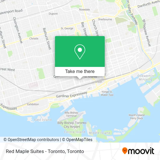 Red Maple Suites - Toronto map