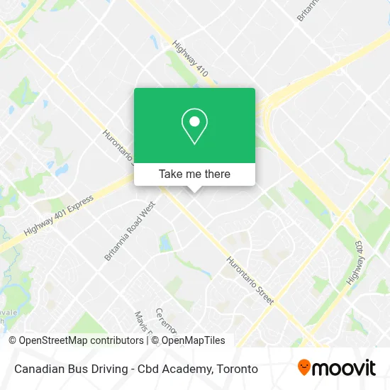Canadian Bus Driving - Cbd Academy map