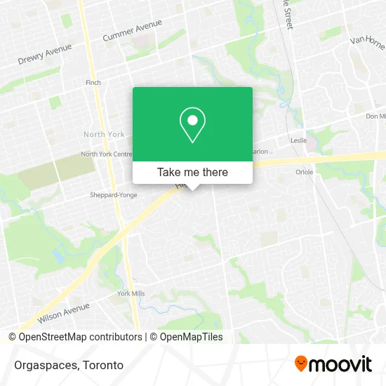 Orgaspaces map