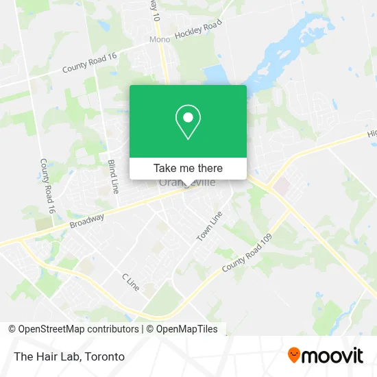 The Hair Lab map