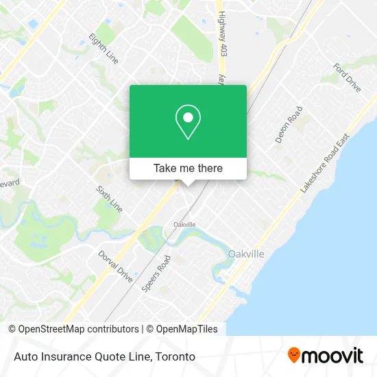 Auto Insurance Quote Line map