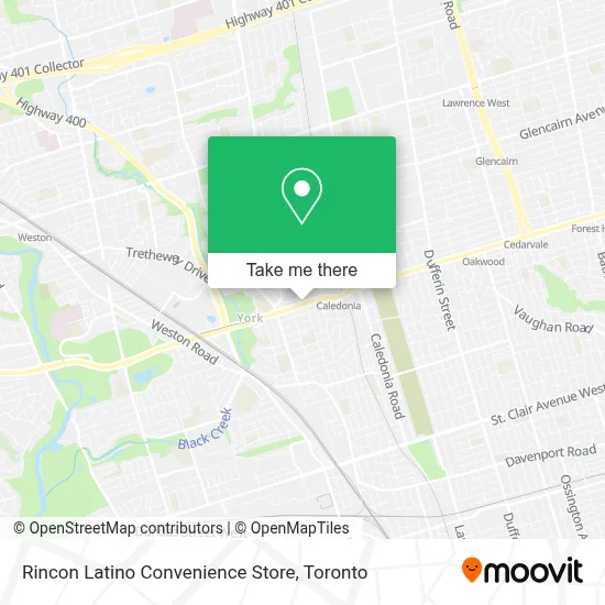 Rincon Latino Convenience Store map