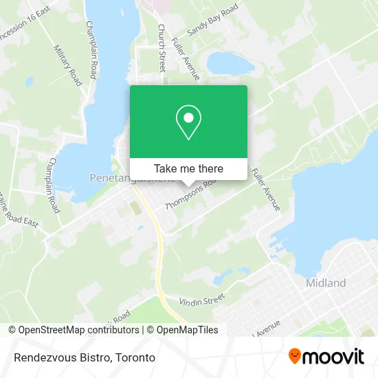 Rendezvous Bistro map