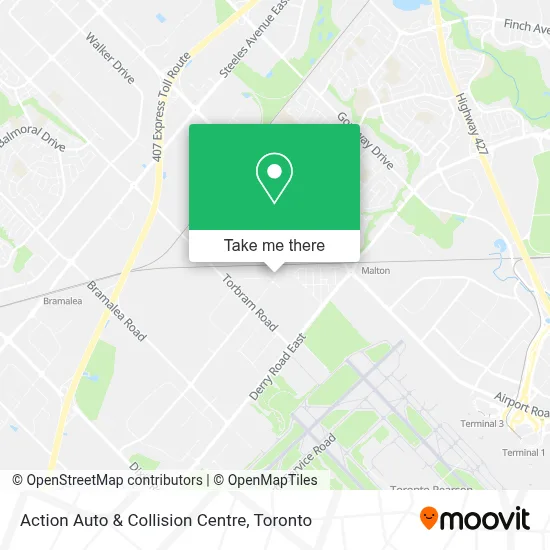 Action Auto & Collision Centre map