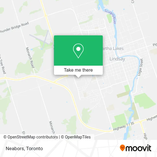Neabors map