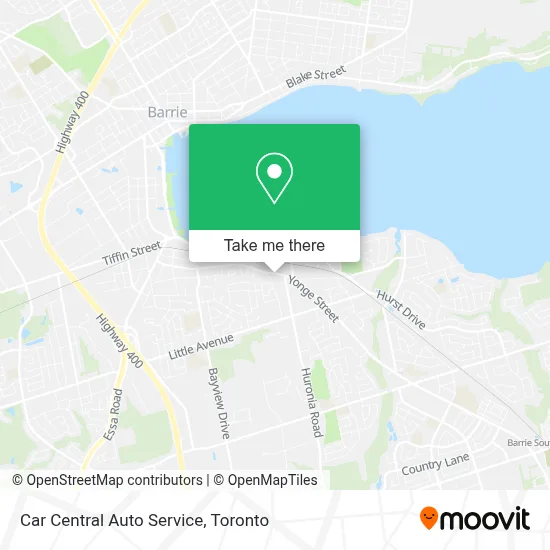 Car Central Auto Service map