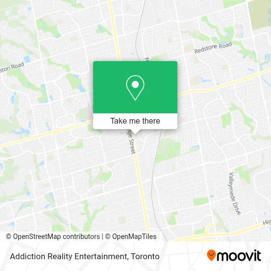 Addiction Reality Entertainment map