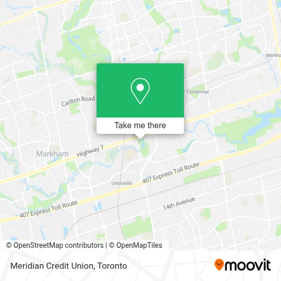 Meridian Credit Union map