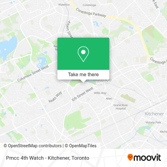 Pmcc 4th Watch - Kitchener map