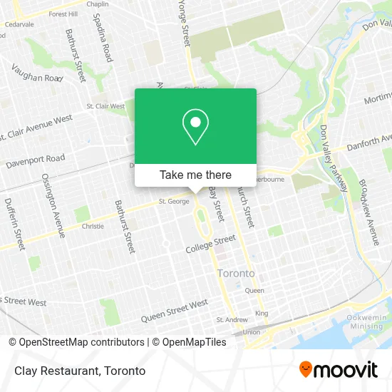 Clay Restaurant map