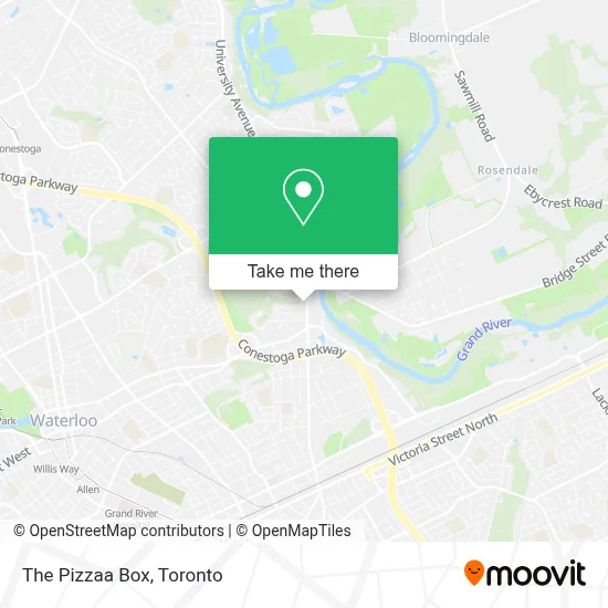 The Pizzaa Box map