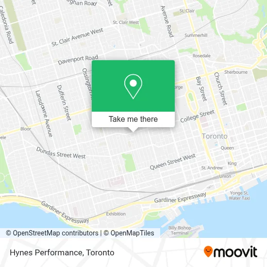Hynes Performance map