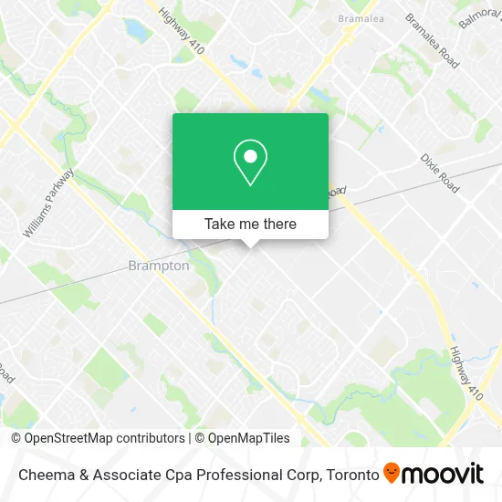 Cheema & Associate Cpa Professional Corp map