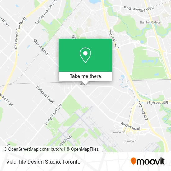 Vela Tile Design Studio map