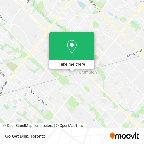 Go Get Milk map