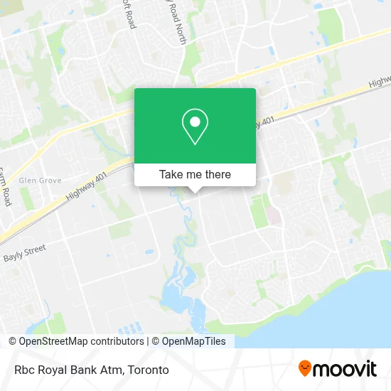 Rbc Royal Bank Atm map