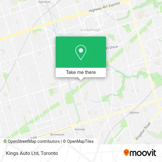 Kings Auto Ltd map