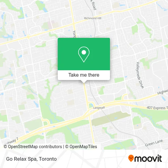 Go Relax Spa map