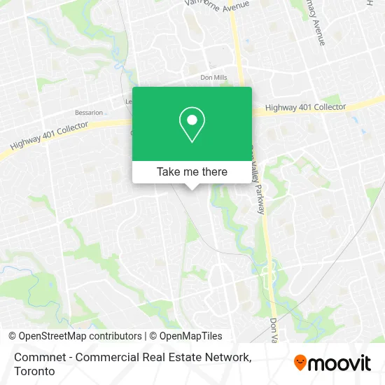 Commnet - Commercial Real Estate Network map