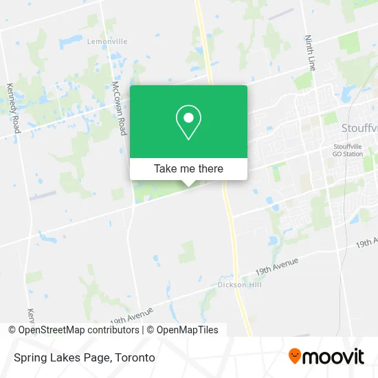 Spring Lakes Page map