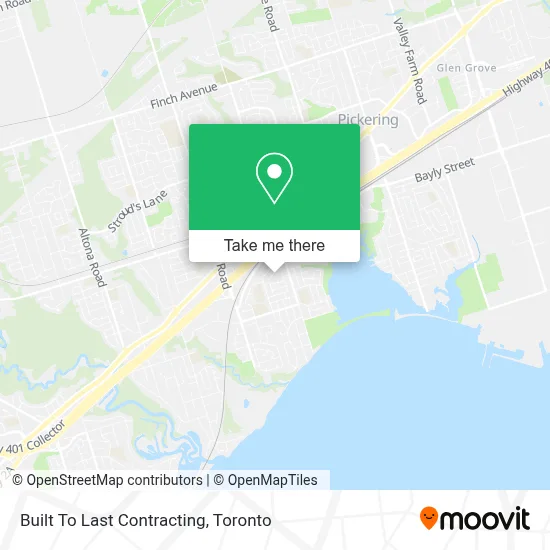 Built To Last Contracting map