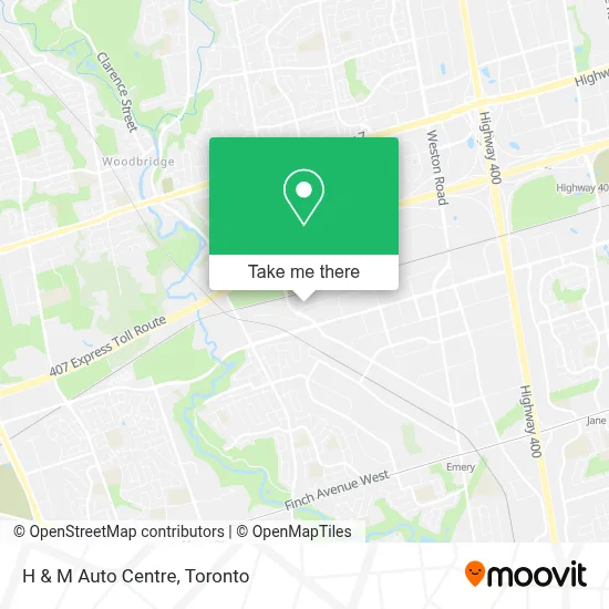 H & M Auto Centre map