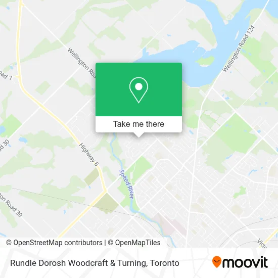Rundle Dorosh Woodcraft & Turning map
