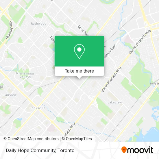 Daily Hope Community map