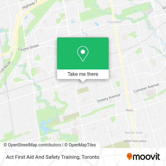 Act First Aid And Safety Training map