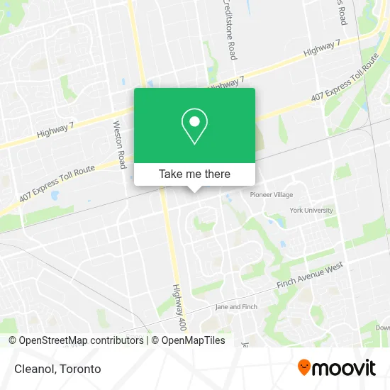 Cleanol map