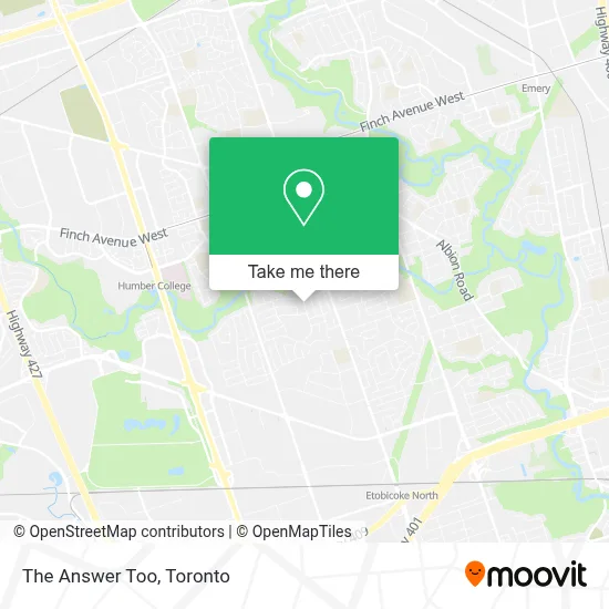 The Answer Too map